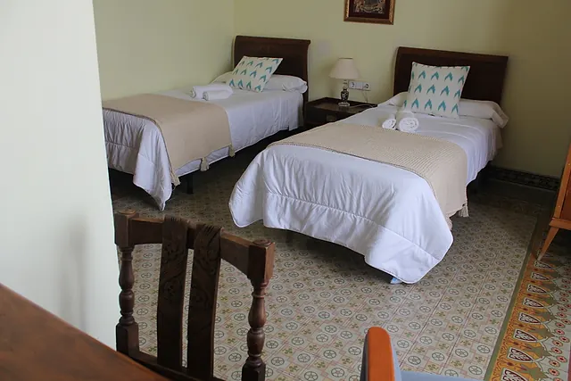 Habitación doble con dos camas individuales